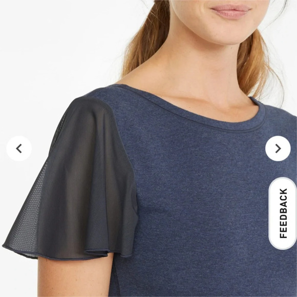 Puma exhale training crop top NWT Yoga - Picture 3 of 12